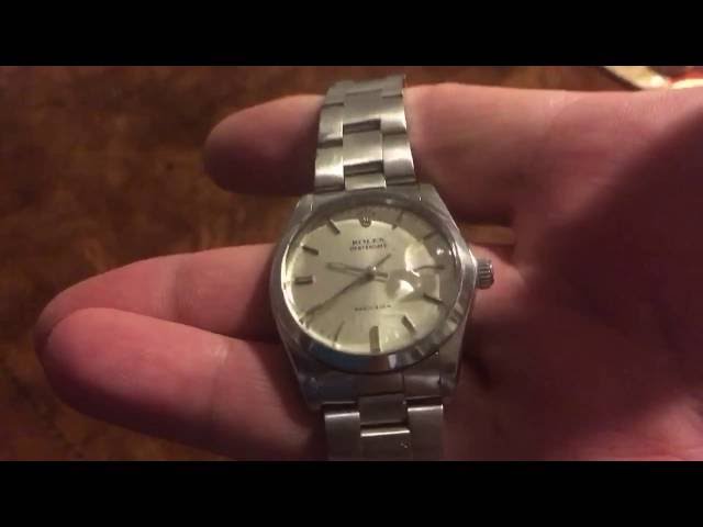 **VINTAGE** Stainless Steel Rolex Oysterdate from 1968