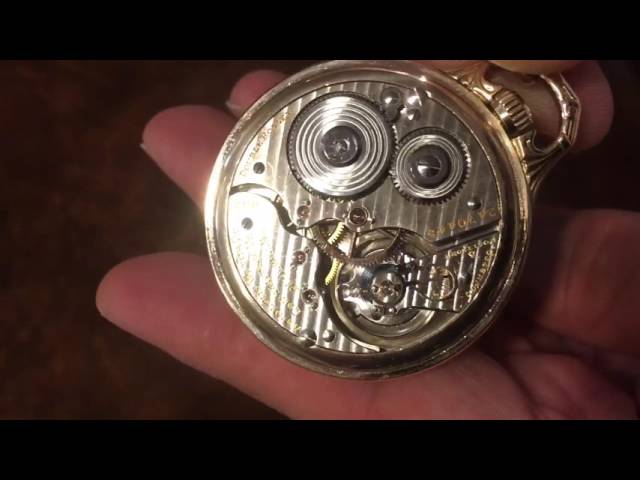 Hamilton Pocket Watch fully restored to near mint condition!