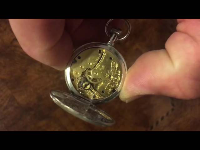 Waltham Sterling Silver Pocket Watch!
