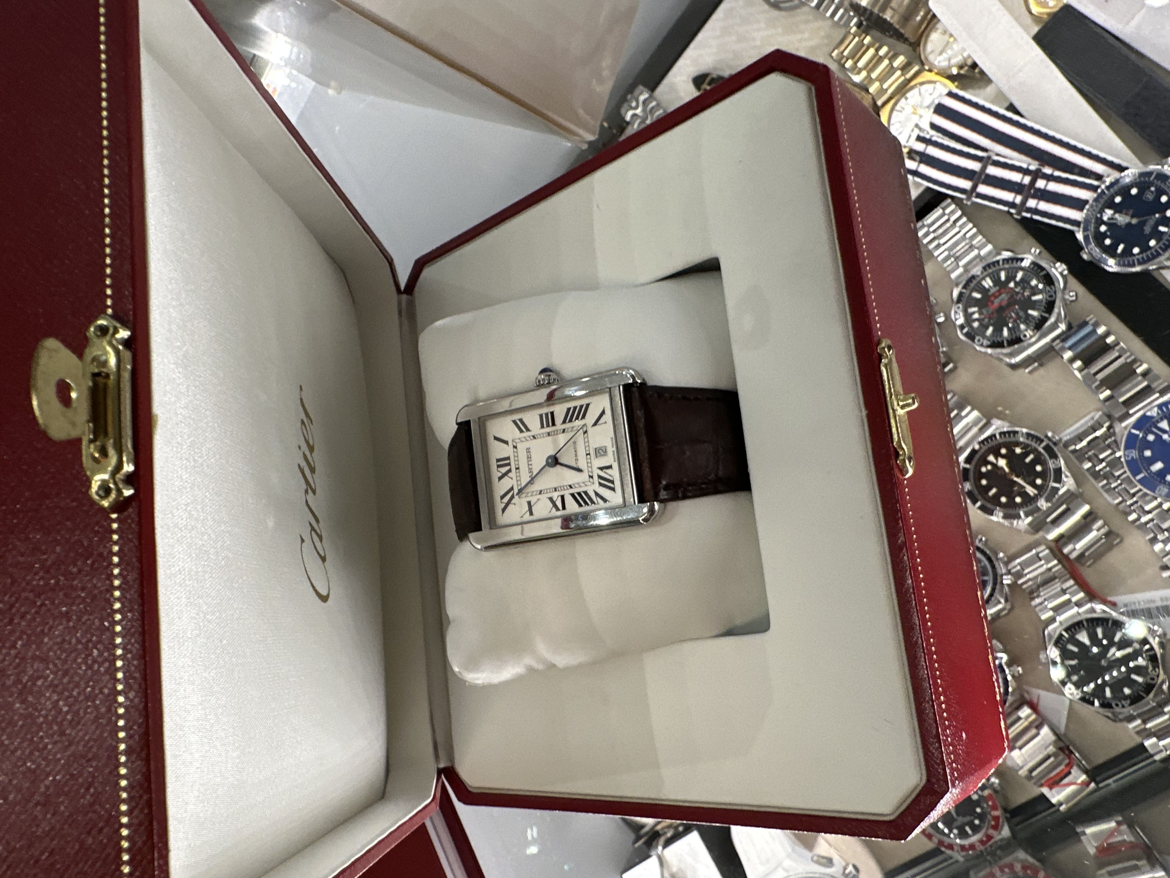 2007 Cartier Tank XL box and papers